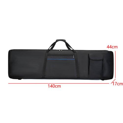 Qfmr Keyboard Bag, 61-Key Storage Protective Case, Thick Waterproof, 88-Key Electronic Piano Shoulder Bag with Carrying Handle (Large 88-Key)