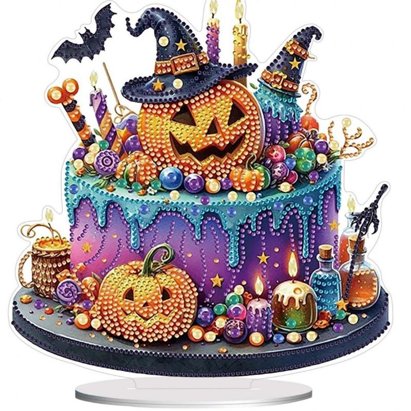 DIY Halloween Slikhus Maleri Sæt Uregelmæssig Krystal Strass Kunst Håndværk Boligindretning