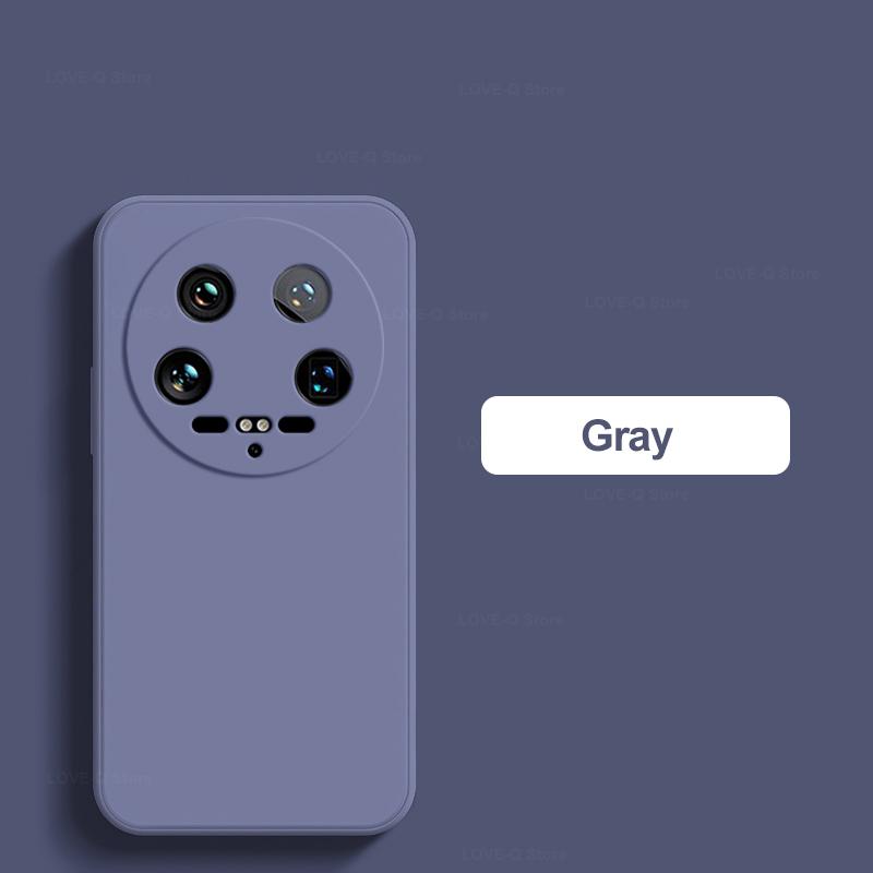 For For Xiaomi 14 Ultra Liquid Silicone Phone Case For Xiaomi Mi 14 Mi14 Ultra Mi14Ultra Cases Shockproof Protective Cover