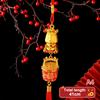 2026 Year Of The Horse Wall Hanging Ornament  Year Lucky Decoration Housewarming Green Plant Potted Small Pendant Gifts