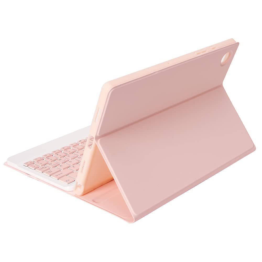 Bluetooth Keyboard & Silicone Protective Case: Compatible with Samsung S6 Lite/S7/S8/S9 Tablets, 11-Inch, with Pen Slot & Mouse