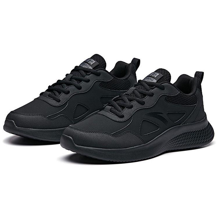 Anta Wygodne Oddychające Lekkie Wytrzymałe Antypoślizgowe Niskie Buty do Biegania Męskie Trampki Czarne 91935520-8