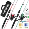 Kids' Complete Fishing Gear Set: Portable Beginner's Rod, Reel, and Lure Rod for Children