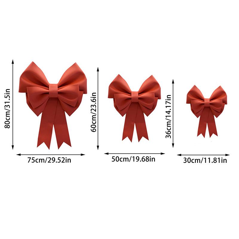 30/50/75Cm Big Bow Birthday Wedding Christmas Party Wall Background Decor Bow Make Kit Diy Bow Knot Handmade Material