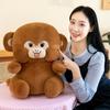 Backpack Monkey Cuddly Plush Toy Stuffed Animal Soft Materia Kids Gifts Doll