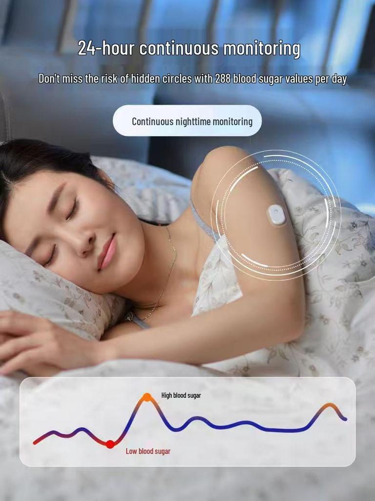 Silicon Dynamic Glucose Meter: 24-Hour Real-Time Monitoring, No Finger Pricking