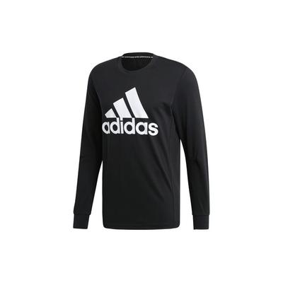 Sport Breathable Crew Neck Long Sleeve T-Shirt Pullover Sweatshirt Men Tops Black EB5266