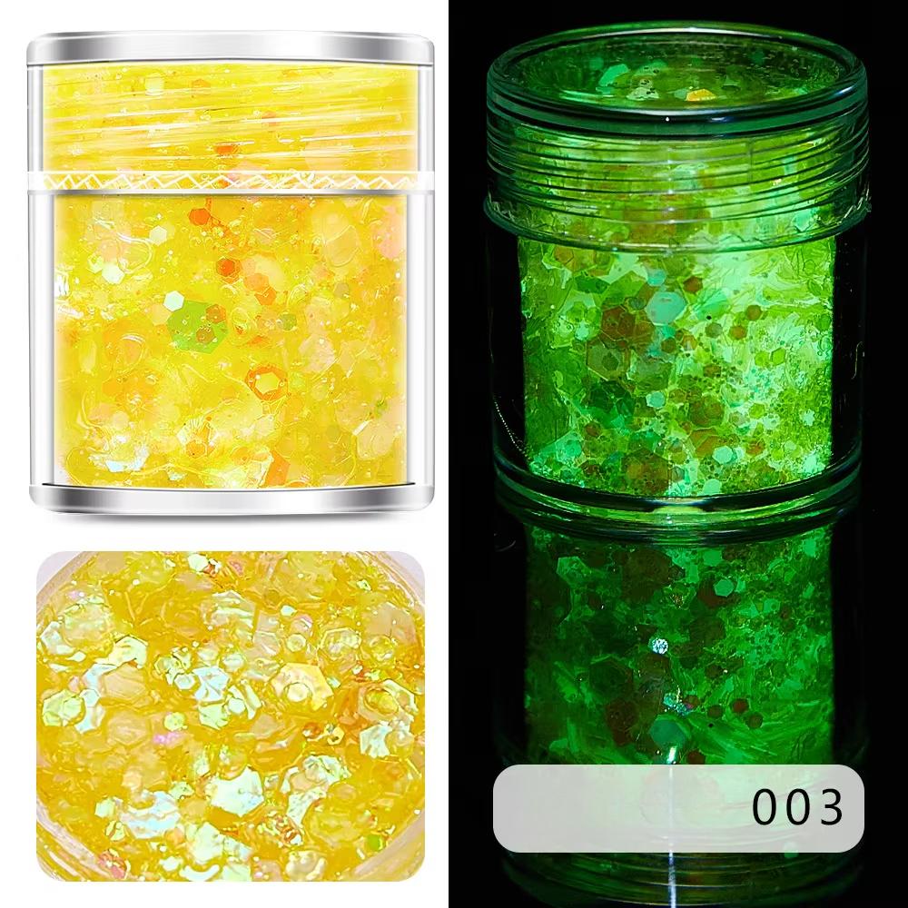

Светящиеся Блестки для Тела Блеск Заливка для Смолы DIY Эпоксидная Смола Наполнитель Украшение для Боди-Арта Декор для Макияжа Инструмент для Красоты Косметика