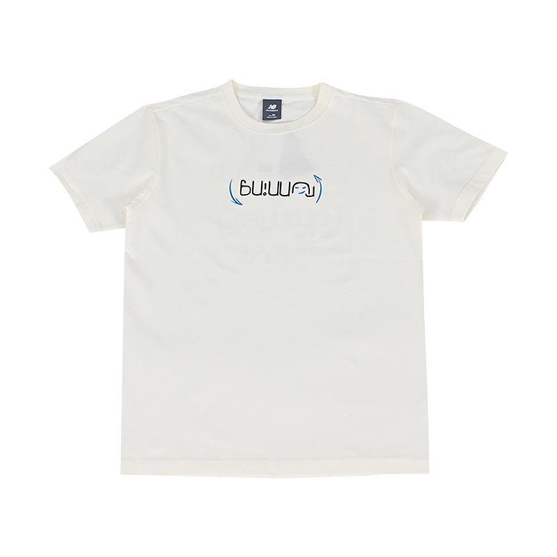 New Balance Athleisure SS25 T Shirt Men s Ivory White NEF29221-IV XXL