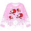 Children's Fashion Suit Skirt Round Neck Long Sleeve Top Pants