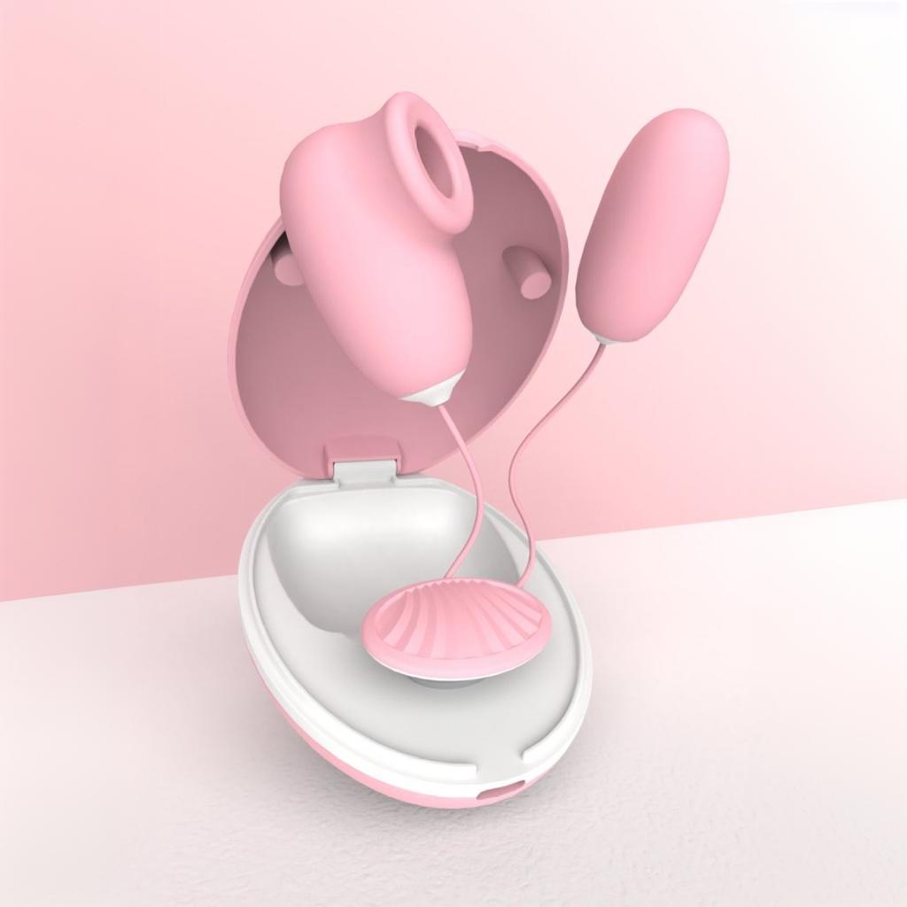 Magic Box Klitoris Saug Vibrator Ei G-Punkt Brustwarzensauger Stimulator Vagina Ball Sexspielzeug für Frauen 12 Geschwindigkeiten Doppelte Stimulation