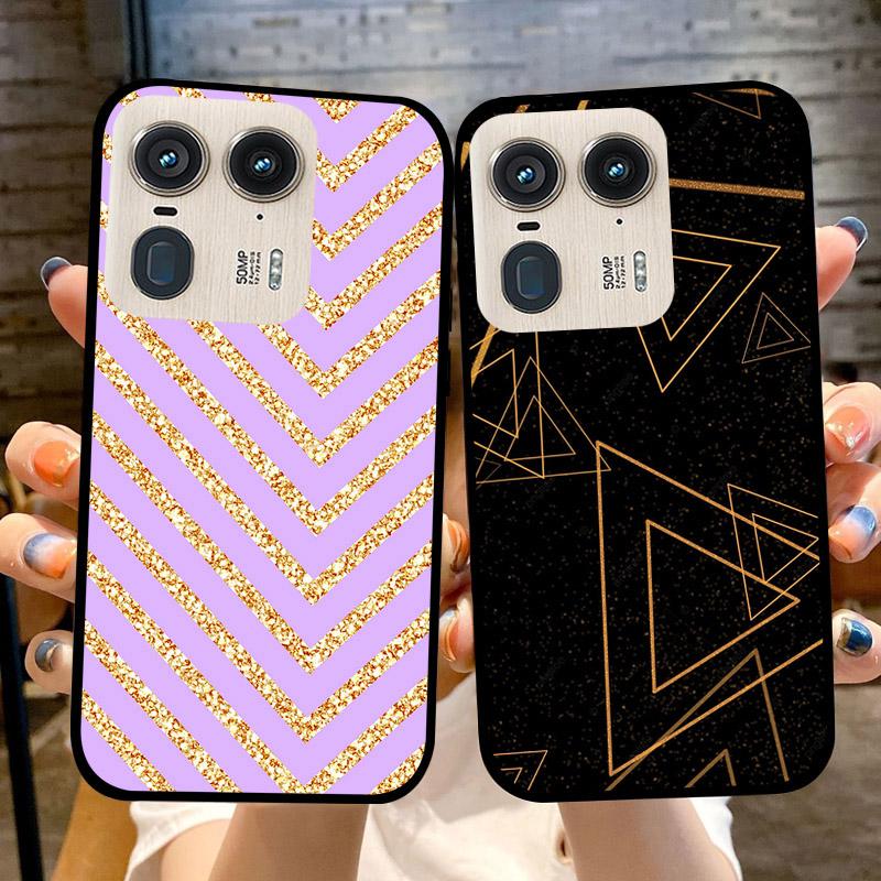 For Motorola Edge 50 Ultra Cover Flower TPU Silicon Back Soft Case Funda For Moto Edge 50 Fusion Edge50 Pro ultra Bumper Coque