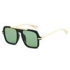  New Square Women Sunglasses Fashion Shades UV400 Retro Trending Leopard Green Gradient Men Sun Glasses