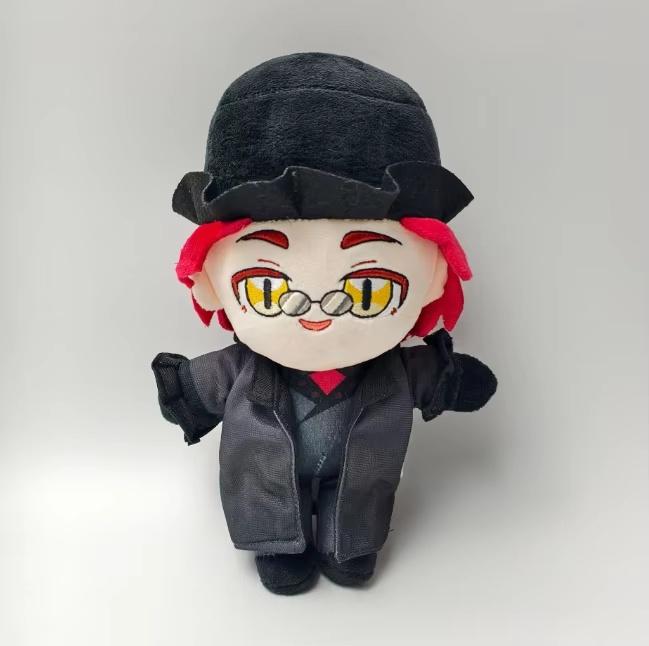 New Good Omens Crowley Aziraphale Cotton Plush Stuffed Doll Angel Demon Fanart Collectible Figure Keychain Gift For Movie Fans