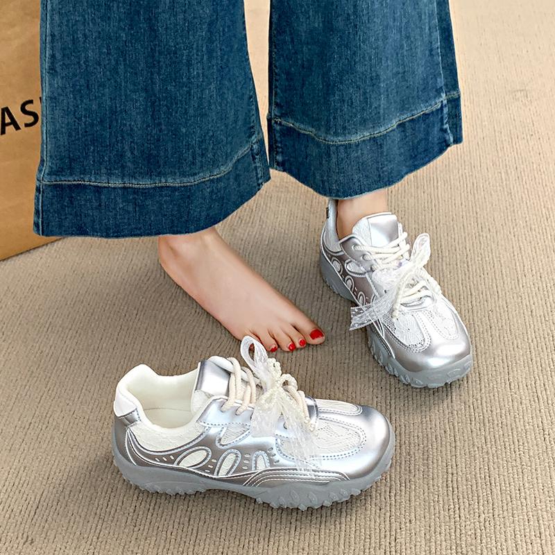 Fashion CRLAYDK Sneakers for Women Lace Hiking Tennis Fashion Summer Shoes Mesh Breathable Casual Outdoor Sports Walking Trainers