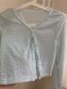 Women's Summer Lace-Trim V-Neck Ice Silk Cardigan - Airy, Loose, Long Sleeve Sun Protection Top