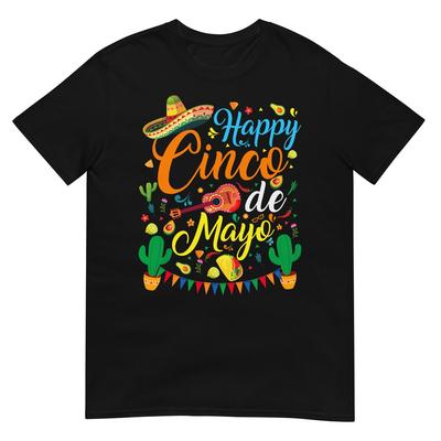 Fröhliche Cinco de Mayo Fiesta Mexikanische Party 5. Mai Herren Damen T-Shirt