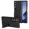 For Samsung Galaxy Z Fold5 5G Case Kickstand Wristband PC+Silicone Phone Cover