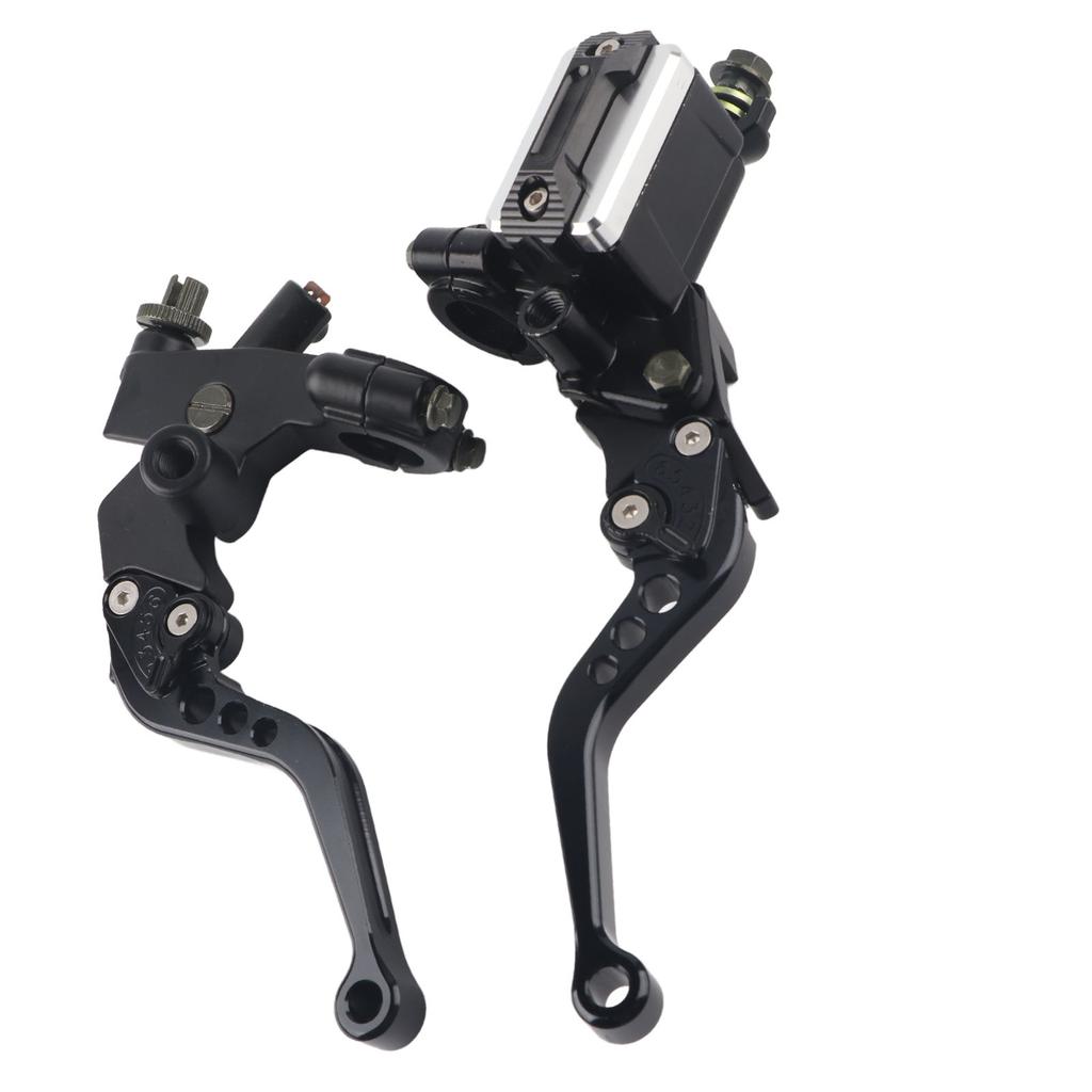 1 Pair 7/8"(22mm) Universal Motorcycle Brake Clutch Master Cylinder Reservoir Levers