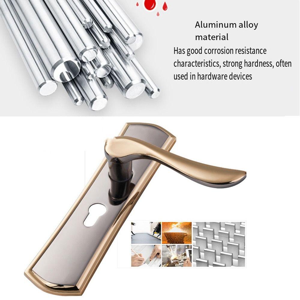 Easy Install Bedroom Interior Door Lock Vintage Interior Door Knobs Security Lock  Household