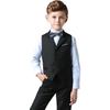 Romon Jungen Formeller Weste Anzug Set