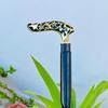 Victorian Flower Leaf Black Wooden Walking Stick Brass Cane Gift for Men Women Handmade Design Gift Everyday Use Best Gifts