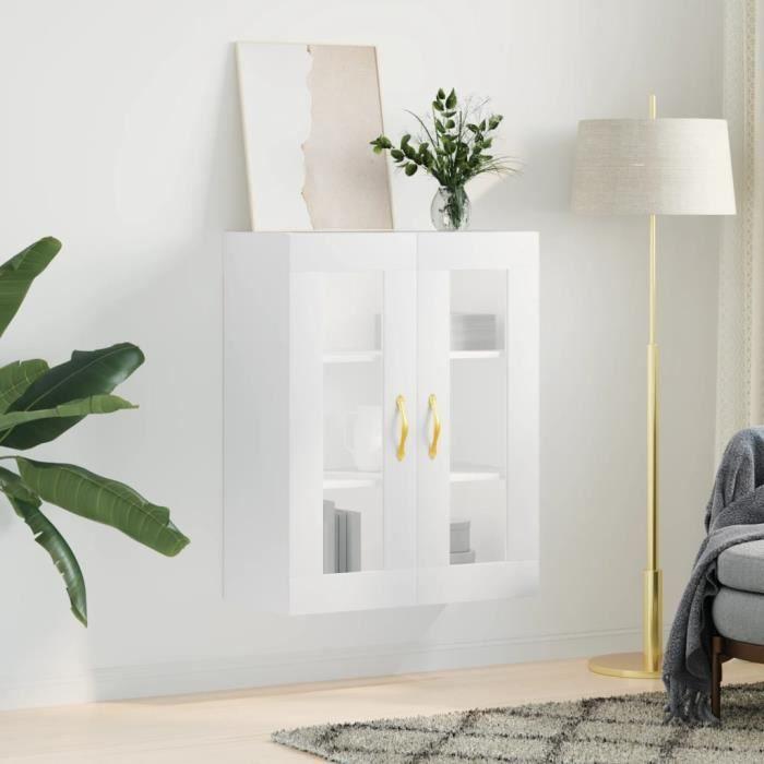 VidaXL Wall Cabinet White 69.5x34x90 Cm 828460