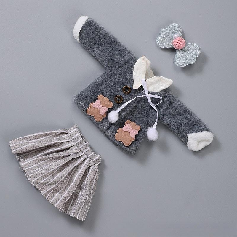 

Одяг для ляльок для 30 см Bjd Одяг для ляльок Аксесуари для ляльок Солодка Лоліта DIY Повсякденний костюм Іграшкові аксесуари
