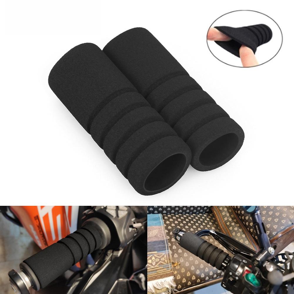 Universal 22mm Motorcycle Handlebar Cover Foam Hand Grips Sponge Gloves Lever Cover Anti Vibration Anti-slip Motocross Moto Grip For CFMOTO  Kawasaki