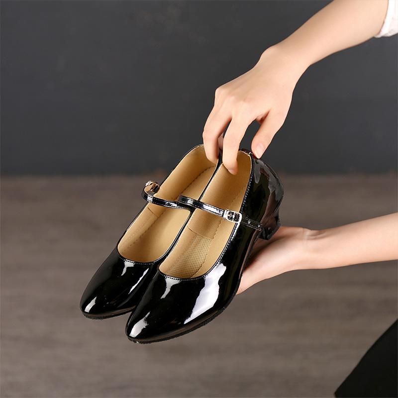 

Женские туфли на высоком каблуке для выпускного, современные бальные танцы, вальс, сальса, танцевальная обувь 41 чёрный