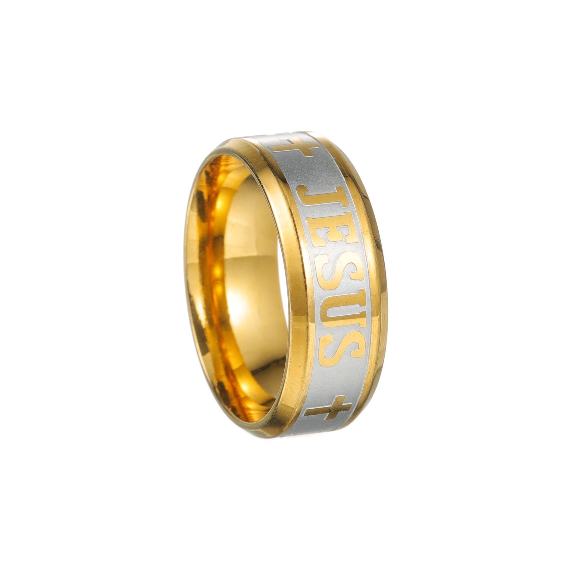 Temu New Style Titanium Steel Jewelry Set: Bracelet, Necklace, Ring for Trendy European & American Men