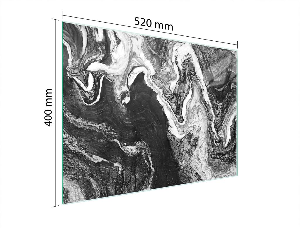 SZKLANA DESKA DO KROJENIA 52x40 MARMUR