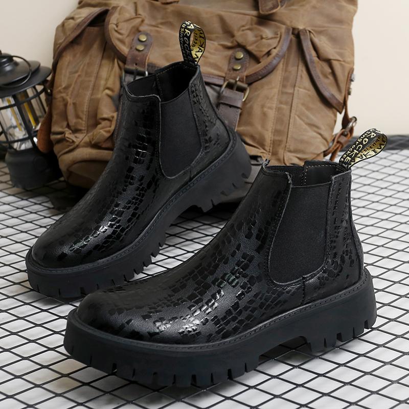 Pánské společenské boty Osobnostní trend Paty Kožené Svatební boty Pánské ploché kožené Oxfords Společenské boty