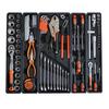 72-Tooth Ratchet Tool Set, 185-Piece with Color & Iron Box