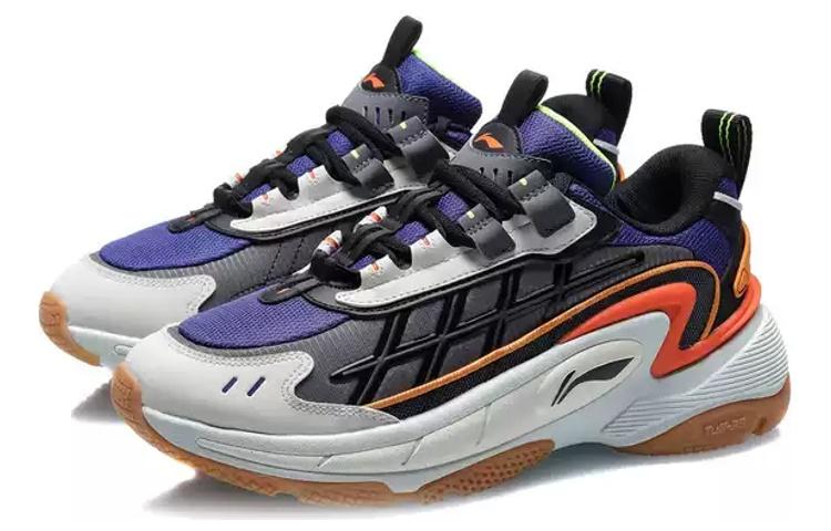 Li Ning Nebula Cushioning Slip Resistant Abrasion Resistant Cushioning Slip Resistant Abrasion Resistant Low top AGCR005-1