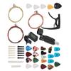 Guitar Accessories Color String Set Tuner Capo Bridge Pins Pick Replacement Playing Tools
