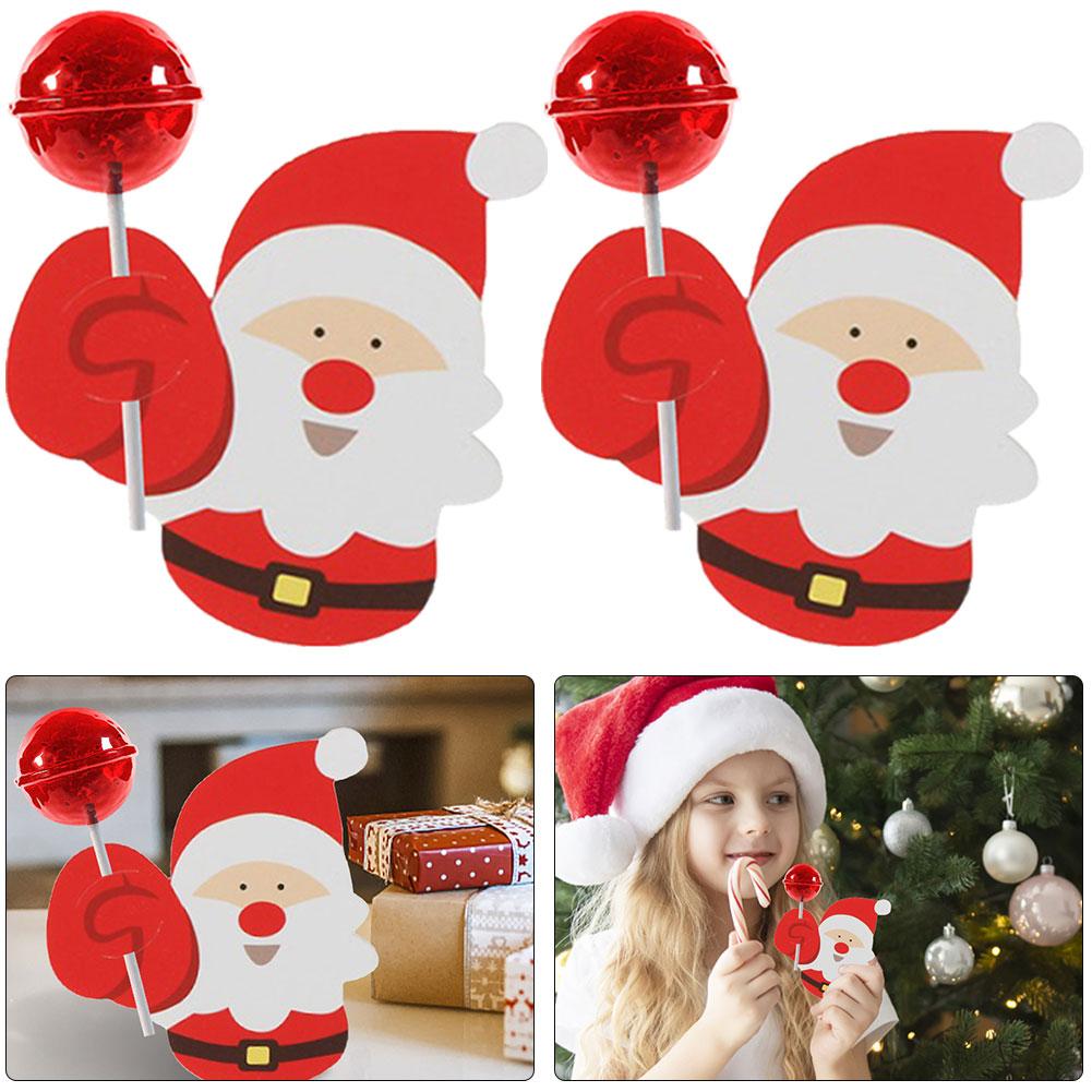 

50 шт. Подарочные карточки с рисунком в виде конфет для праздничной вечеринки (Дед Мороз)