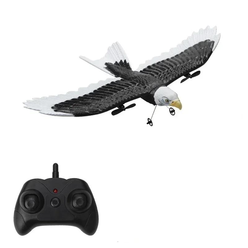 

2.4G Rc 2Ch Foam Aircraft Plane Wingspan Eagle Bionic Fighter Radio Remote Control Outdoor Airplane Kids Plaything Boy Christmas Gifts