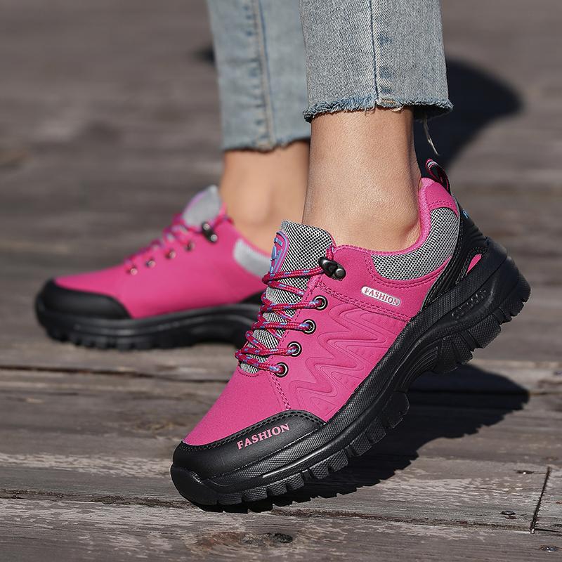 Women Hiking Shoes Outdoor Waterproof Sneakers Non Slip Walking Shoe Luxury Brand Comfortable Footwear New Women Climbing Boots