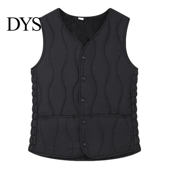 Fashionable Short Vest for Women Women's Warm Padded Lightweight Sleeveless Slim Fit Waistcoat Windproof Solid Color Single-breasted Fall Winter Daily
