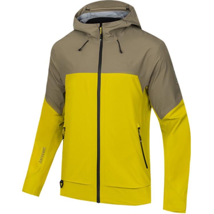 

Anta Удобная мужская куртка на молнии с капюшоном и цветными блоками, цвет земли-желтый, цвет земли-коричневый 152446601-3 XL