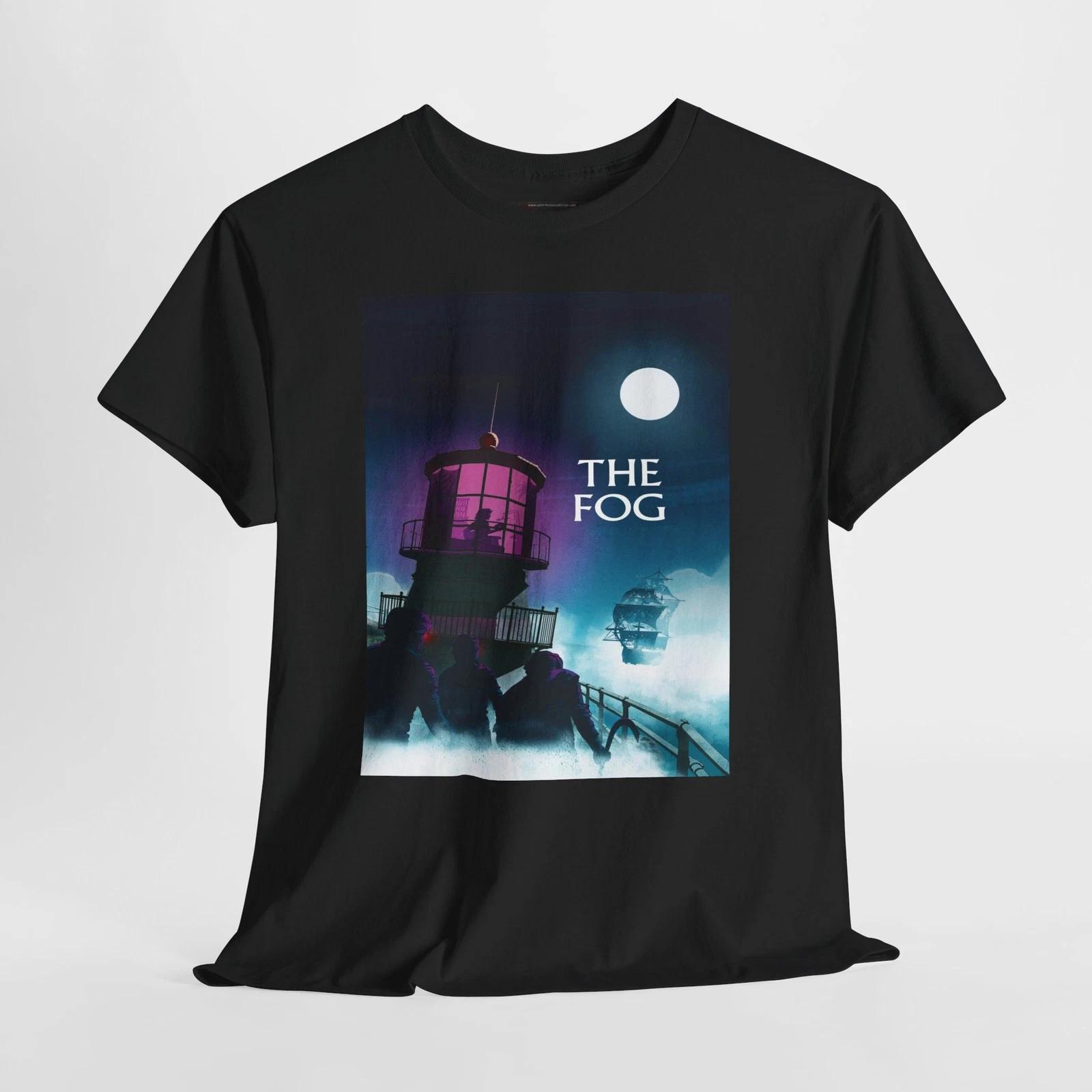 The Fog 1980 Retro Movie Poster Horror Unisex Graphic T-Shirt 2XL