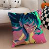 Urusei Yatsura Anime Game Pillow Case Anti-Dustmite Pillowcase Invisible Zipper Silky Short Plush Sofa Cushion Cover