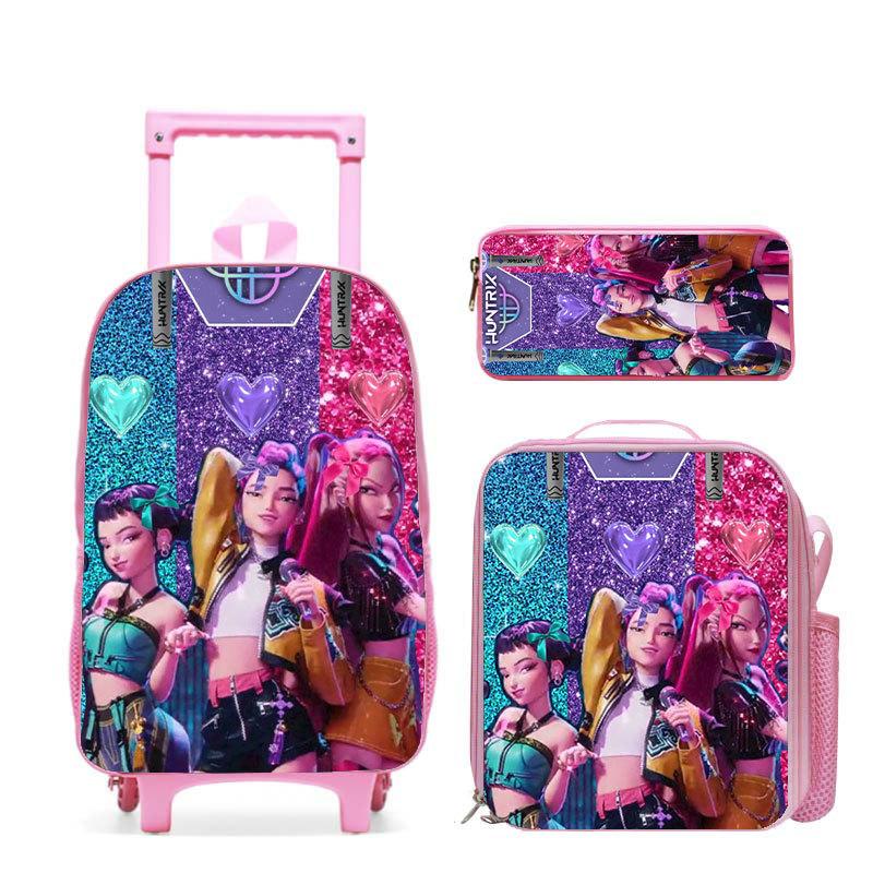 Kpop Witch Hunter Girl Group Schoolbag High Definition Printing Casual Crossing Border Lightweight Tie Rod Backpack One Piece Hair