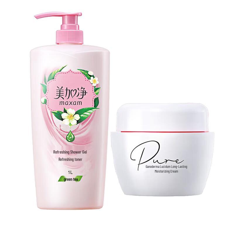 

Meijiangjing Refreshing Shower Gel & Ganoderma Moisturizing Cream Set