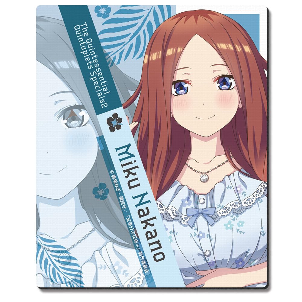 The Quintessential Rubber Mousepad Nakano Miku B Quintuplets - RMAN-G008-m08