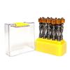 Precise 10pcs 65mm Hexagonal Shank Aluminum Circle Magnetic Screwdriver Bit Power Tool Set For Enhances Work Efficiency