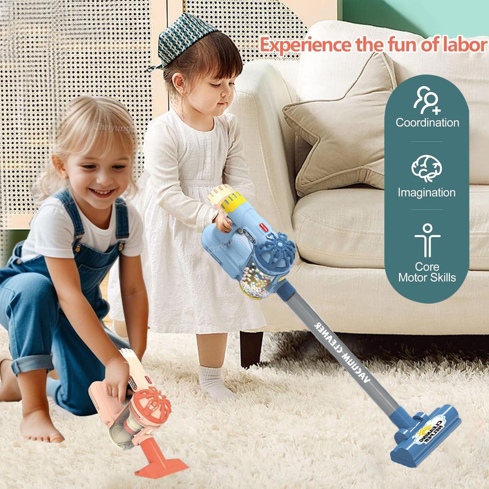 Kinder Simulation Elektrischer Staubsauger Reinigungsset Für Kleinkinder Rollenspiel Haushalt Pädagogisches Spielzeug Mädchen Junge Geschenke