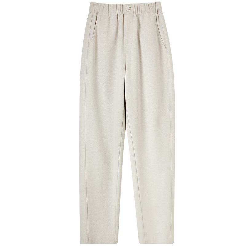 Shangdou Bila Women's Winter Cropped Wool Blend Casual Pants