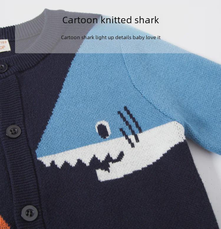 Children's Autumn/Winter Sweater Cardigan for Boys - 2025 Collection